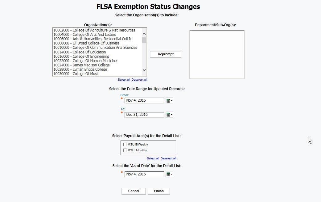 FLSA Report