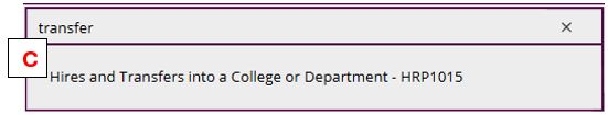 Report Catalog Report Name filter