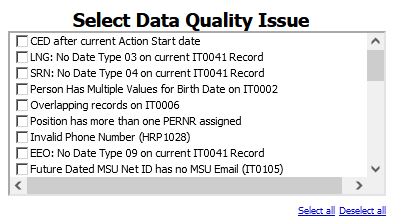 image of Data Quality Issue prompt