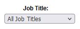 Job Title Filter
