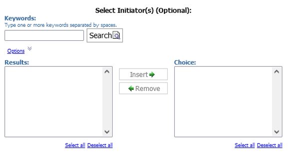 screenshot of select Initiator Prompt
