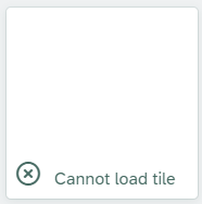 cannot load tile