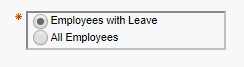 screenshot of select employees to view box