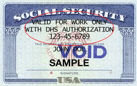 Annotated Social Security Card