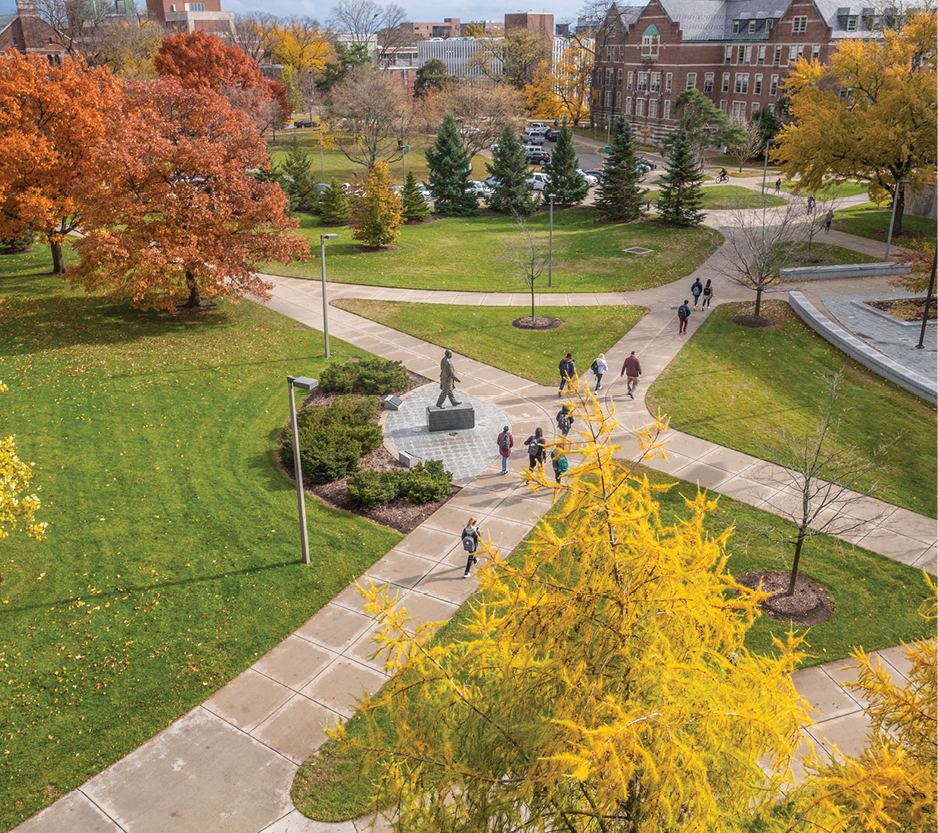 Photo of MSU campus